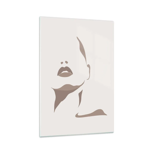 Glass picture - Created with Light and Shadow - 70x100 cm