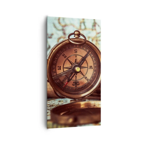 Canvas picture - Pirate Adventure in the Caribbean - 65x120 cm