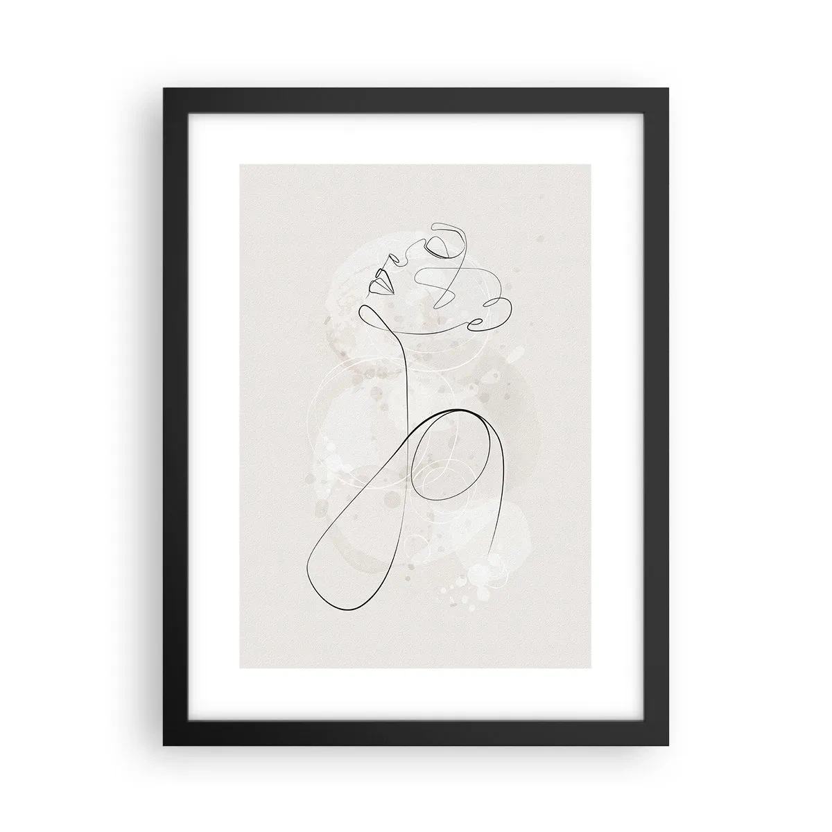 Poster in black frame - Spiral of Beauty - 30x40 cm