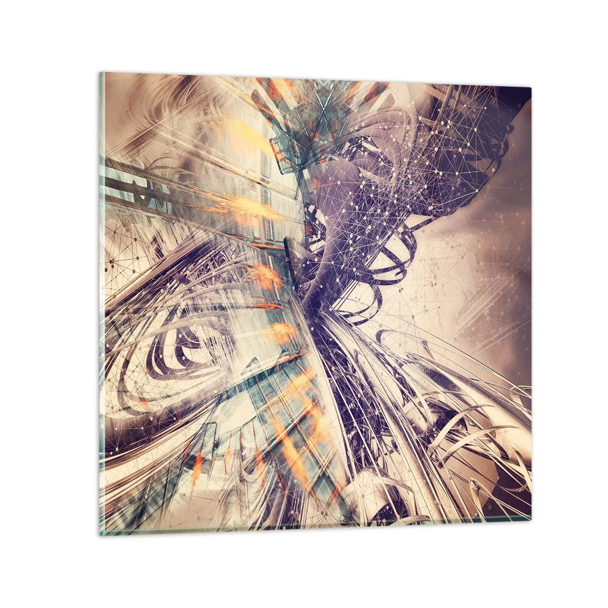 Glass picture - At High Speed - 60x60 cm