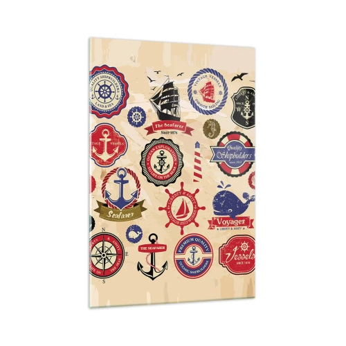 Glass picture - Brotherhood of Yachts - 70x100 cm