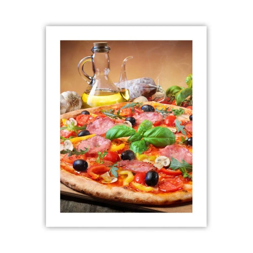 Poster - With a Real Italian Flavouring - 40x50 cm