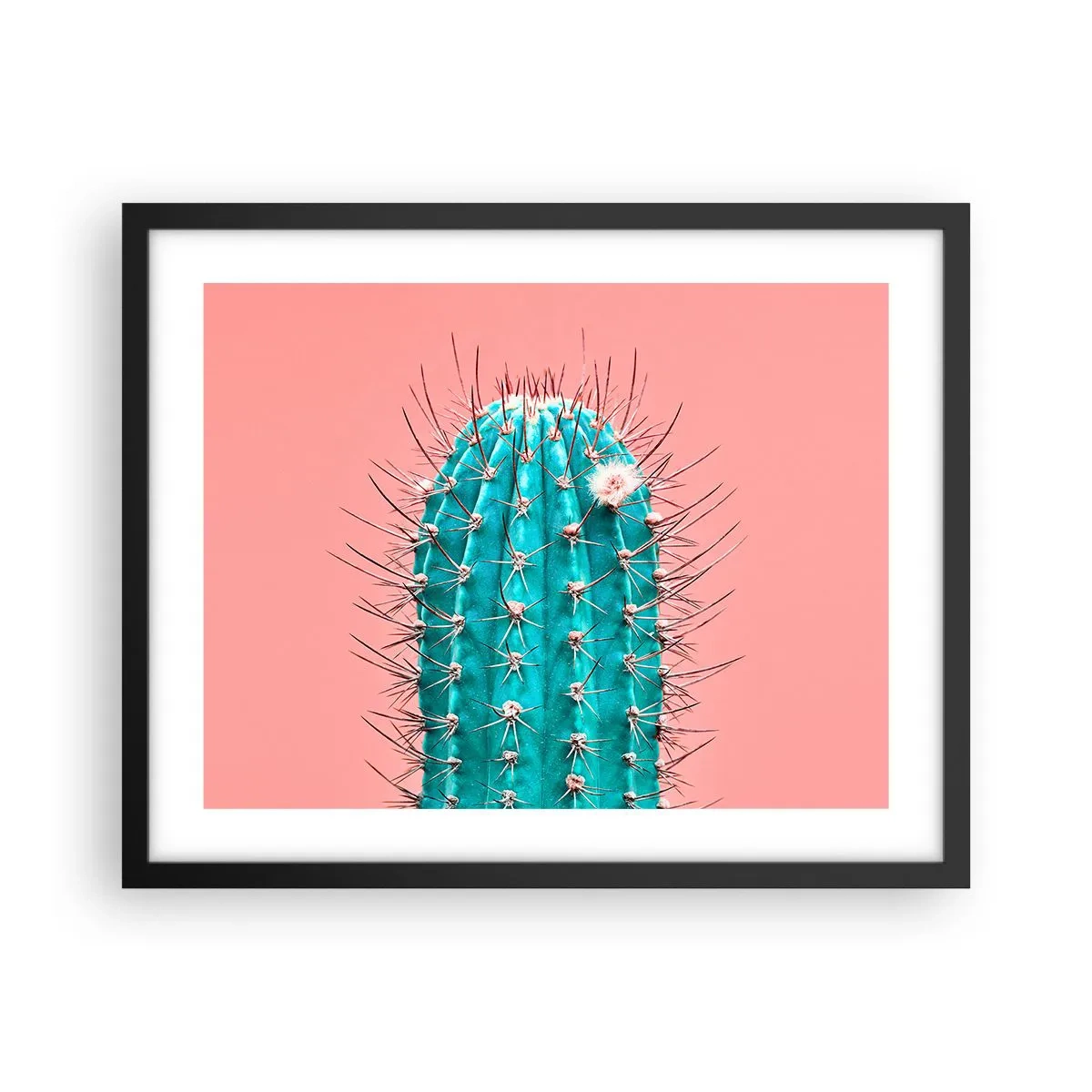 Poster in black frame - Just Look - 50x40 cm