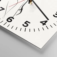 Clock face with numbers