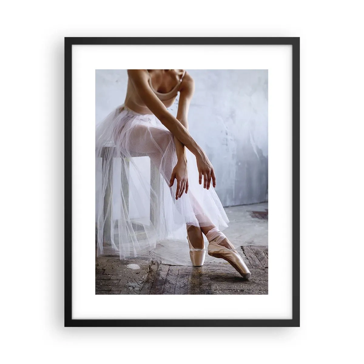 Poster in black frame - Before the Ramp Lights Are On - 40x50 cm