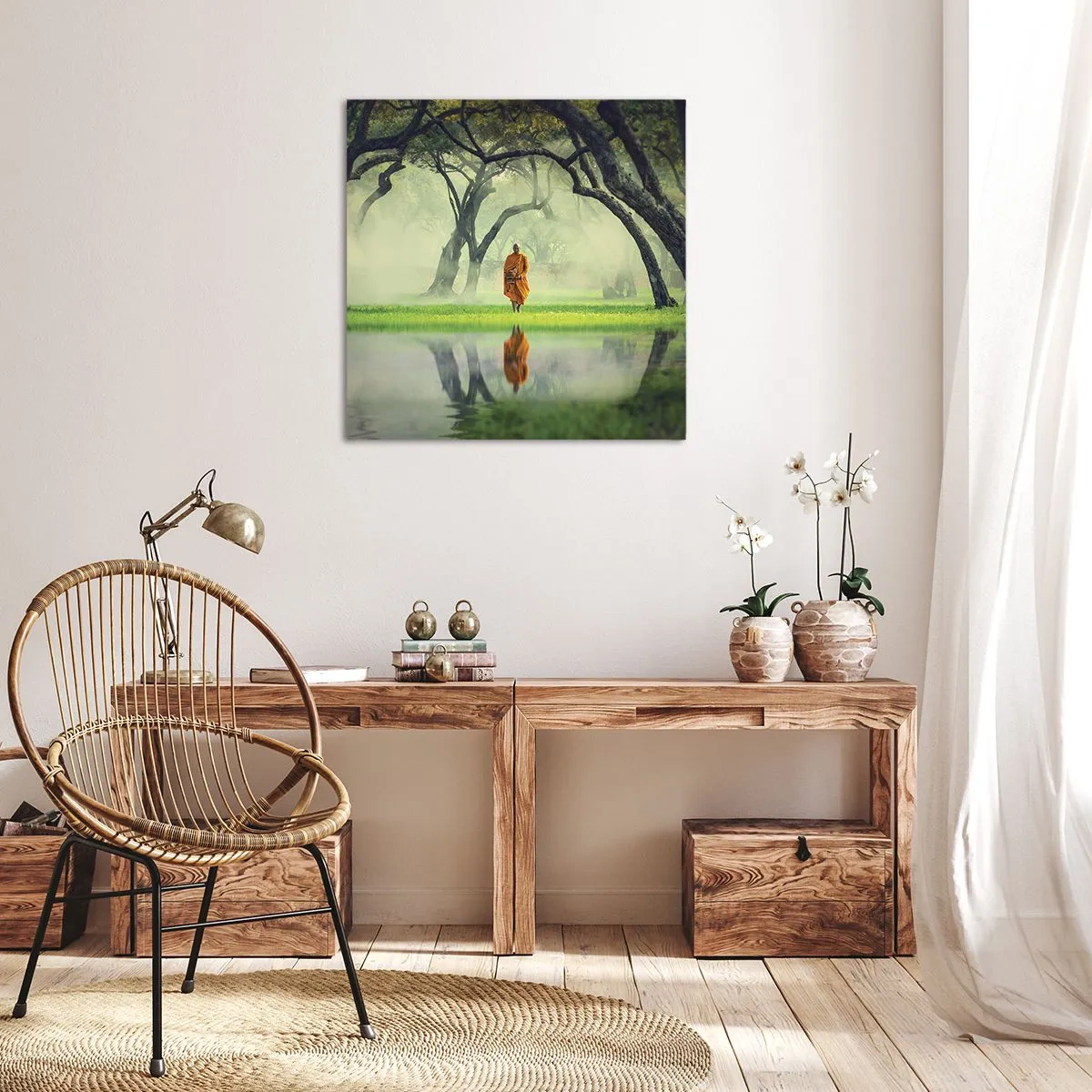 Canvas picture - On the Way to Enlightenment - 50x50 cm