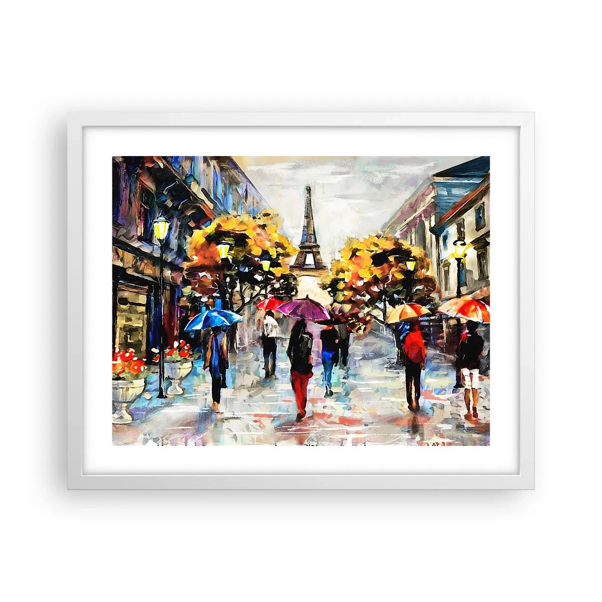 Poster in white frmae - Especially Beautiful in Autumn - 50x40 cm