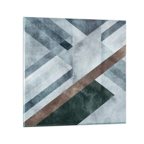 Glass picture - Refined Elegance of Geometry - 60x60 cm