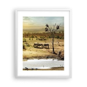 Poster in white frmae - There Is a River that Flows from Eden - 40x50 cm