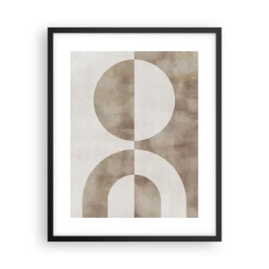 Poster in black frame - Similarities and Differences - 40x50 cm