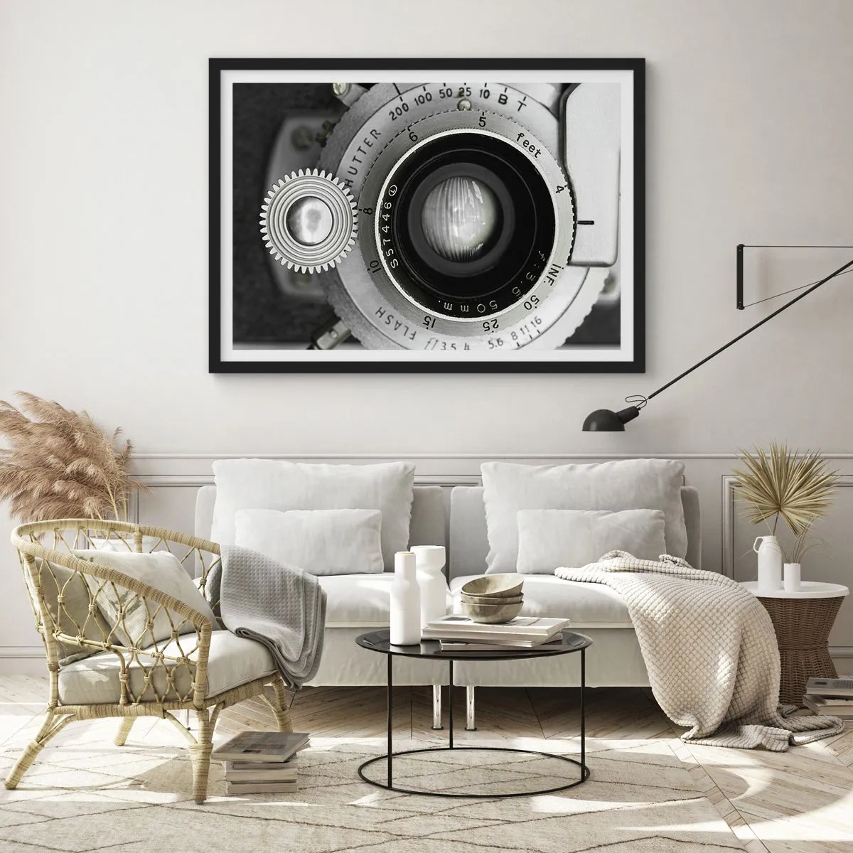 Poster in black frame - Tale about Hollywood - 40x30 cm