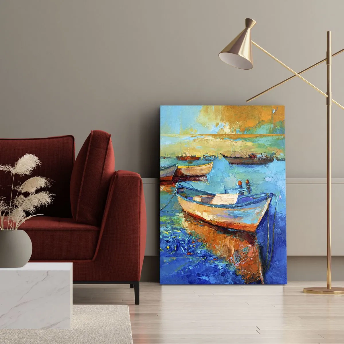 Canvas picture - In a Southern Bay - 80x120 cm