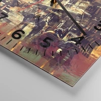 Clock face with numbers