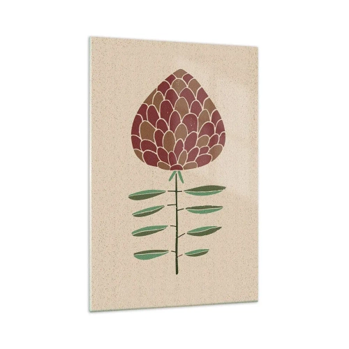 Glass picture - Like a Big Pine Cone - 70x100 cm