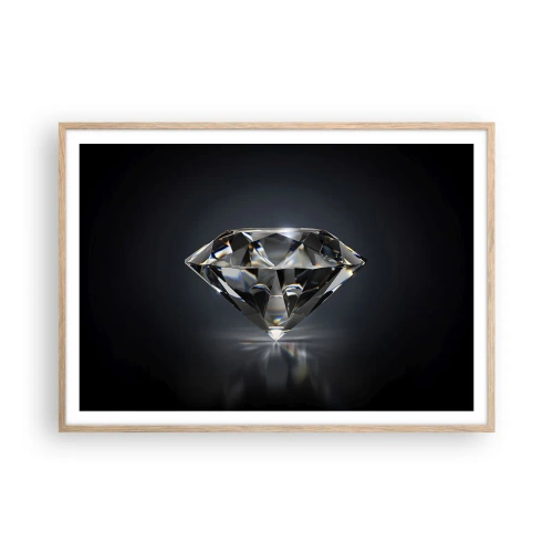 Poster in light oak frame - Girls' Best Friend - 100x70 cm