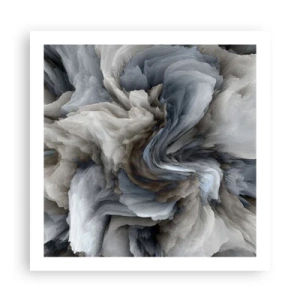 Poster - Stone and Flower - 60x60 cm