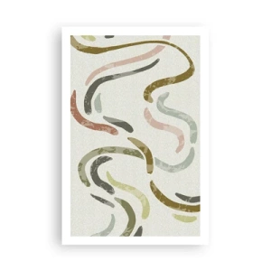 Poster - Cheerful Dance of Abstraction - 61x91 cm