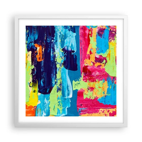 Poster in white frmae - Life Is Beautiful! - 50x50 cm