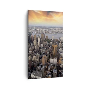 Canvas picture - Beating Heart of Our Times - 45x80 cm