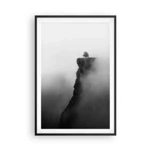 Poster in black frame - On the Edge of the World - 61x91 cm
