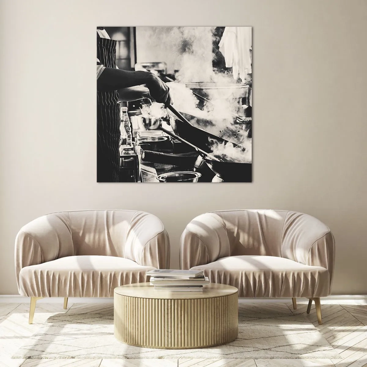 Glass picture - Alchemy of Flavours - 50x50 cm