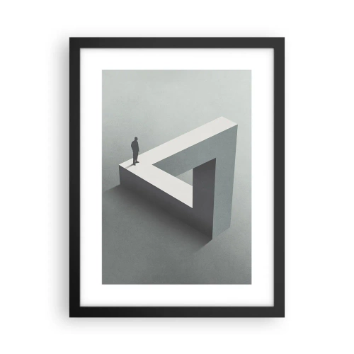 Poster in black frame - And Yet It Is Possible - 30x40 cm