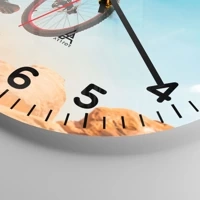 Clock face with numbers