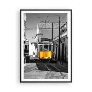 Poster in black frame - Spirit of Lisbon - 70x100 cm