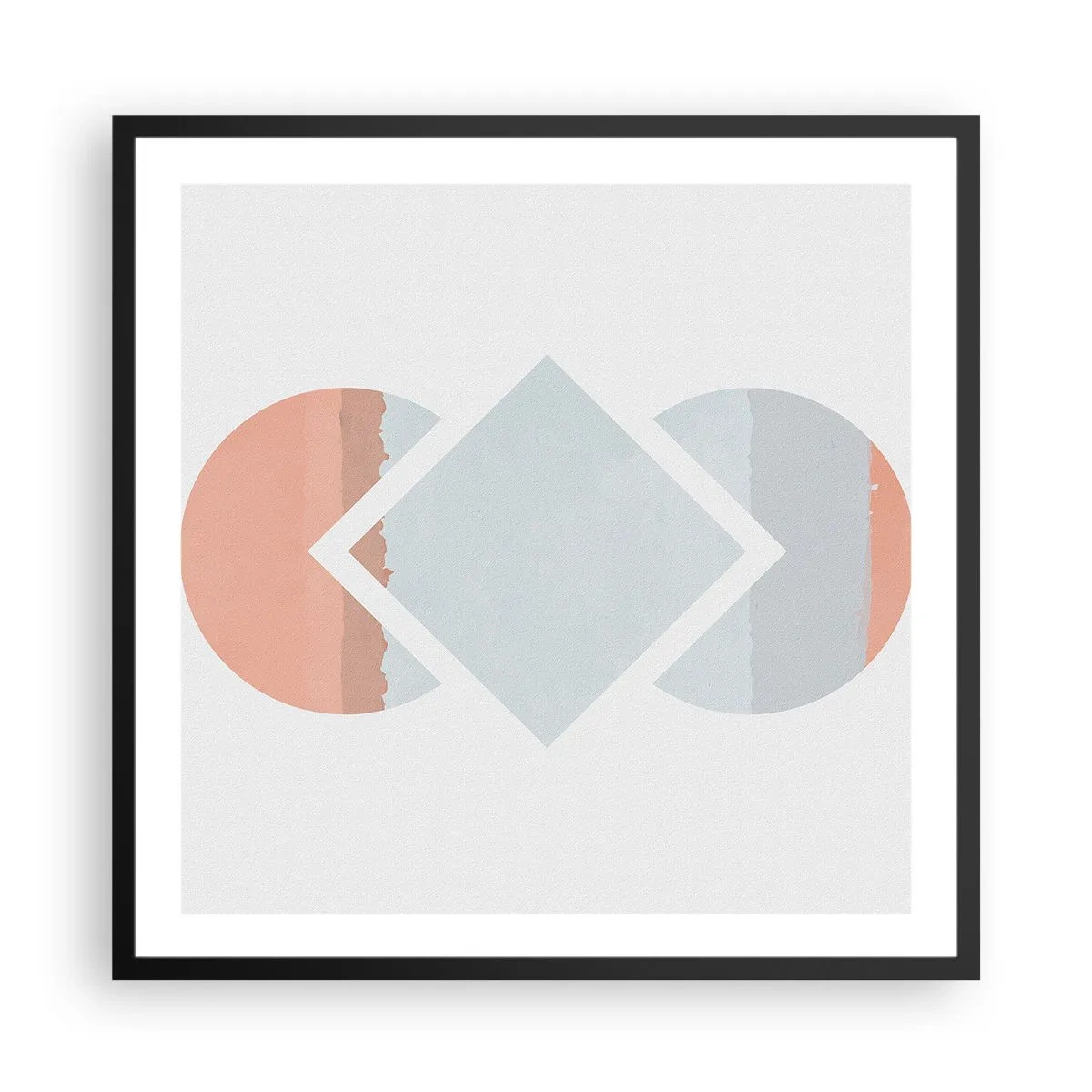 Poster in black frame - Situation Is Clear - 60x60 cm