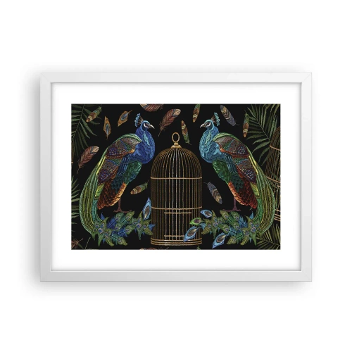 Poster in white frmae - In Royal Robes - 40x30 cm