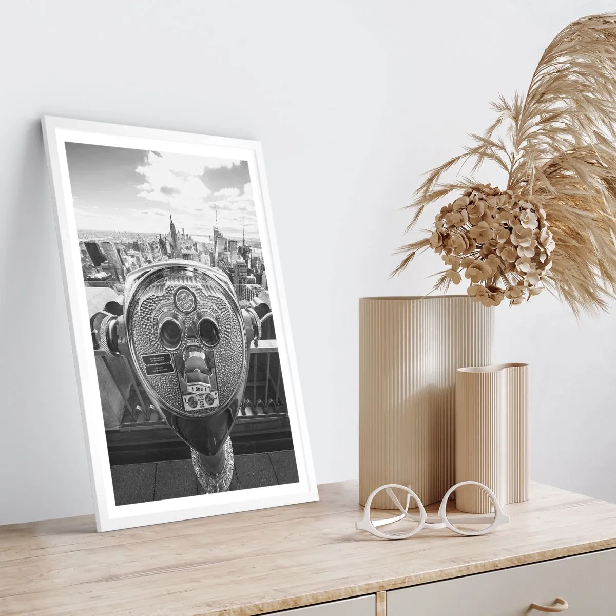 Poster in white frmae - City of Cities - 50x70 cm