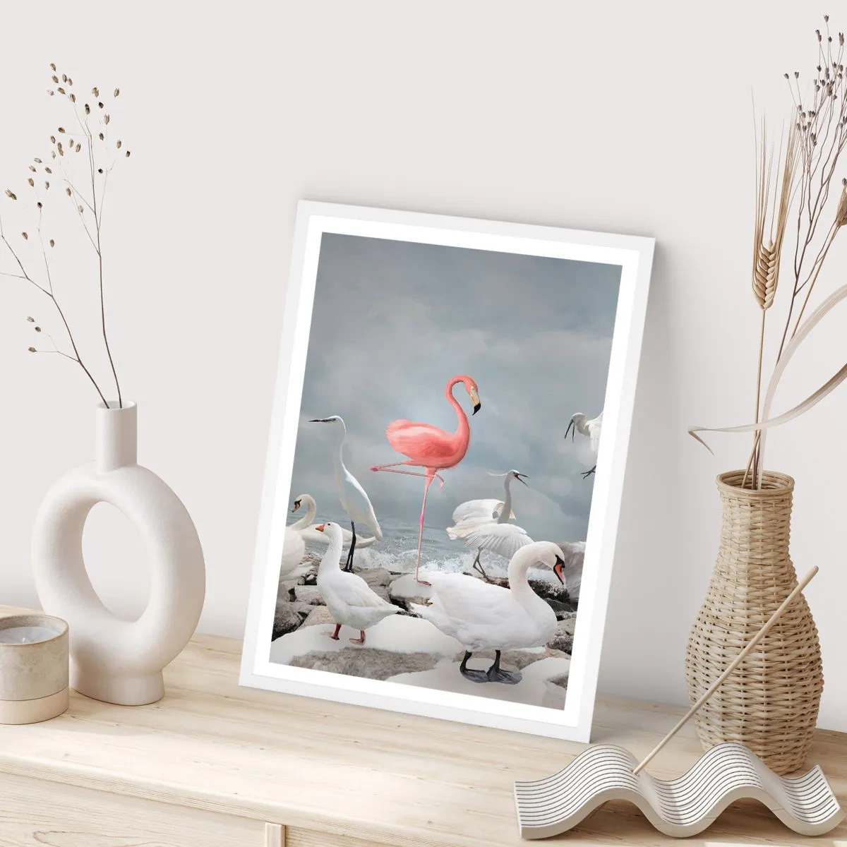 Poster in white frmae - Where Did I Come from? - 30x40 cm