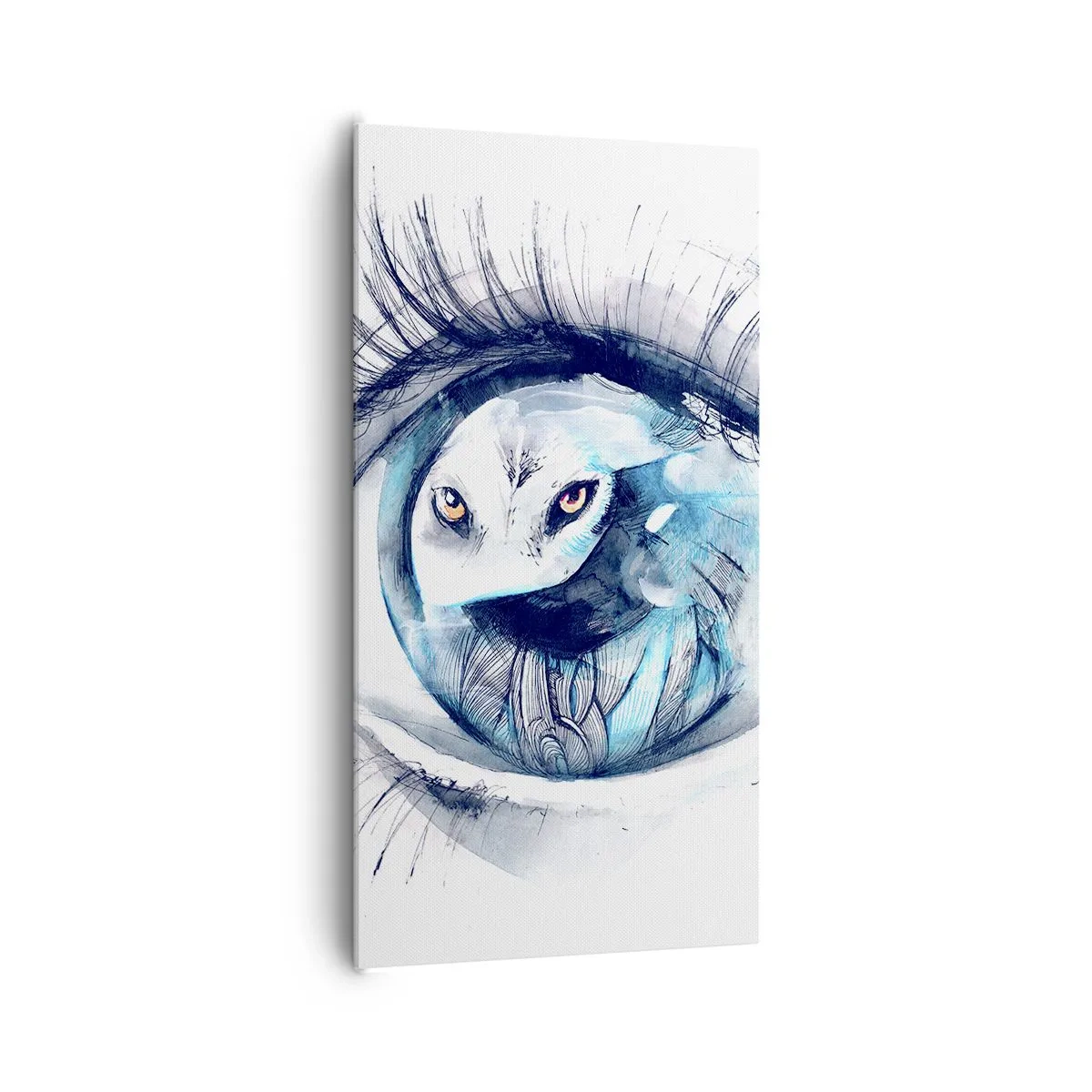 Canvas picture - Eye to Eye with Wilderness - 65x120 cm