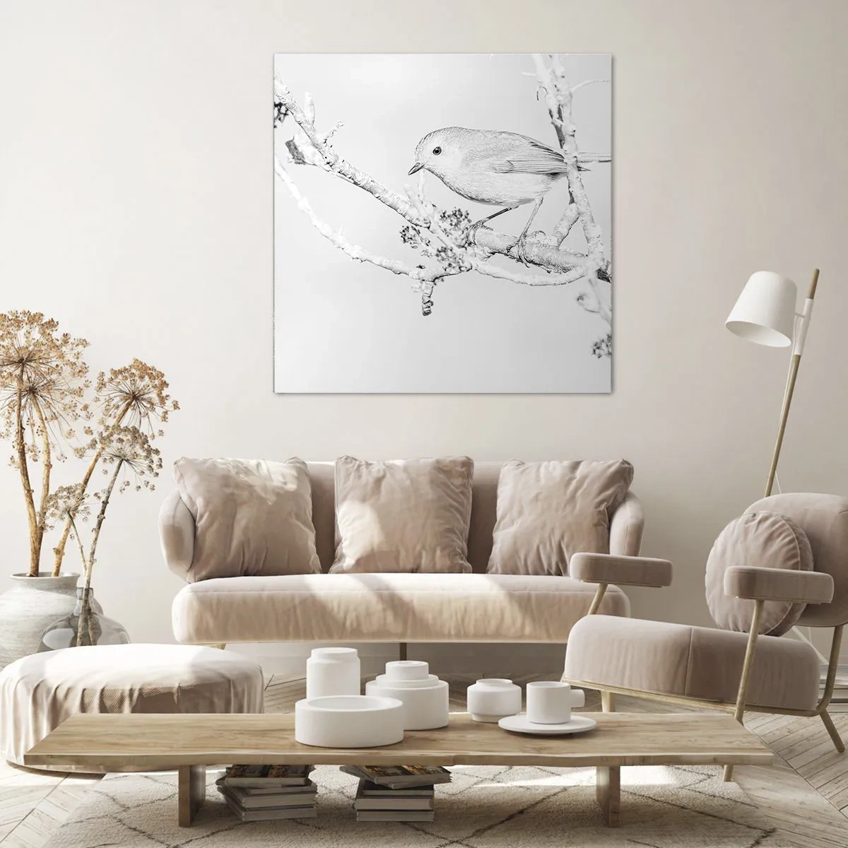 Canvas picture - Winter Morning - 50x50 cm