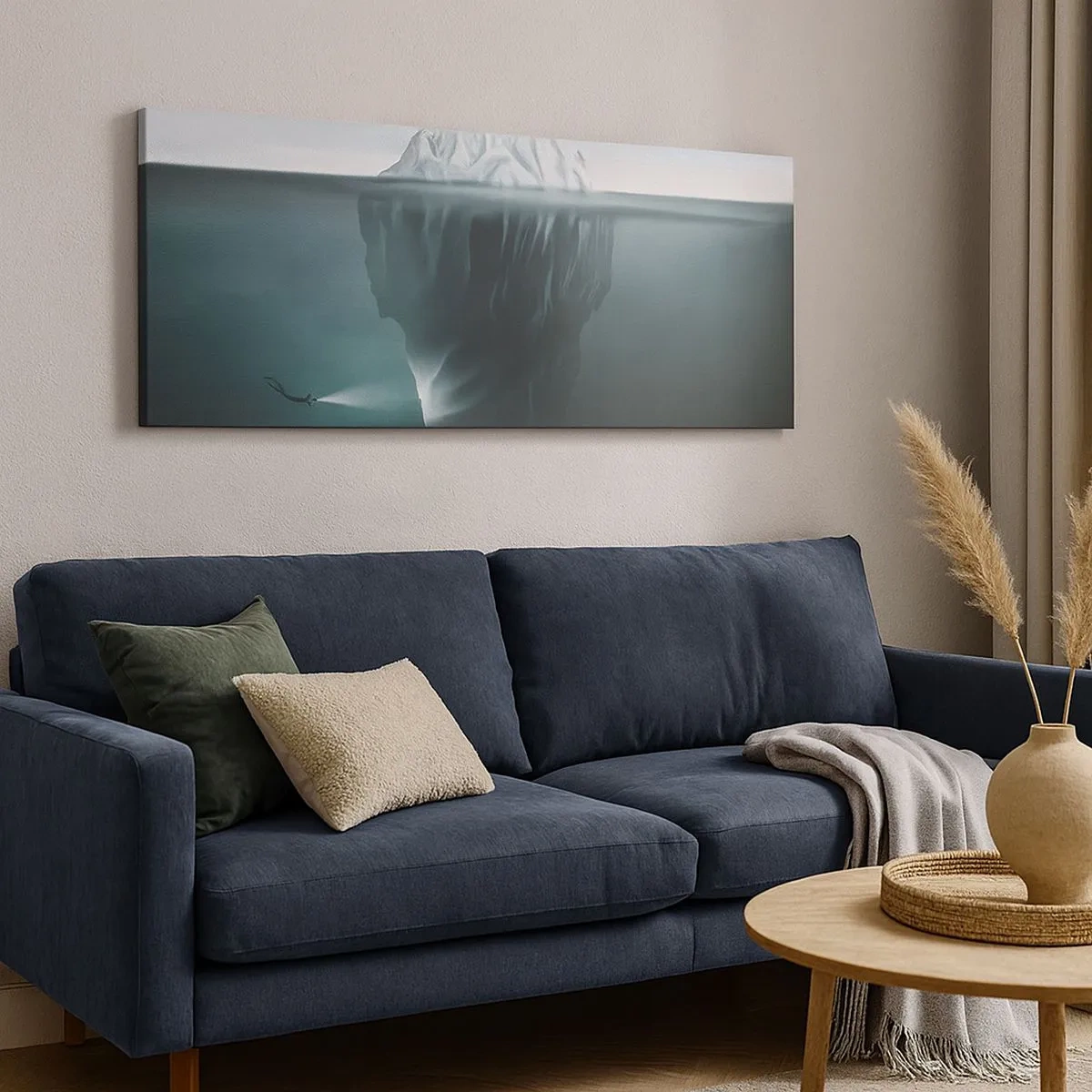 Canvas picture - Underwater Secret - 100x40 cm