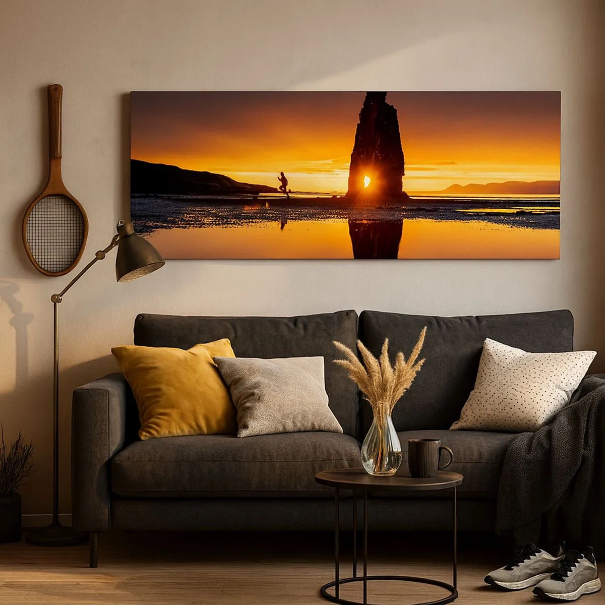 Canvas picture - Only You and Nature - 100x40 cm