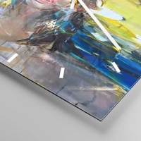 Clock face with lines