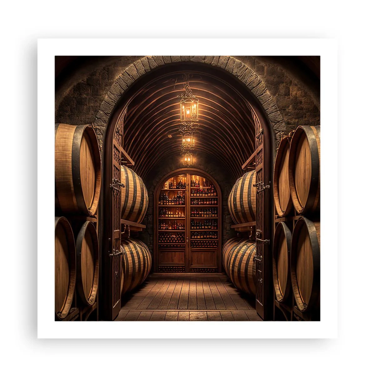 Poster - Atmospheric Cellar - 60x60 cm