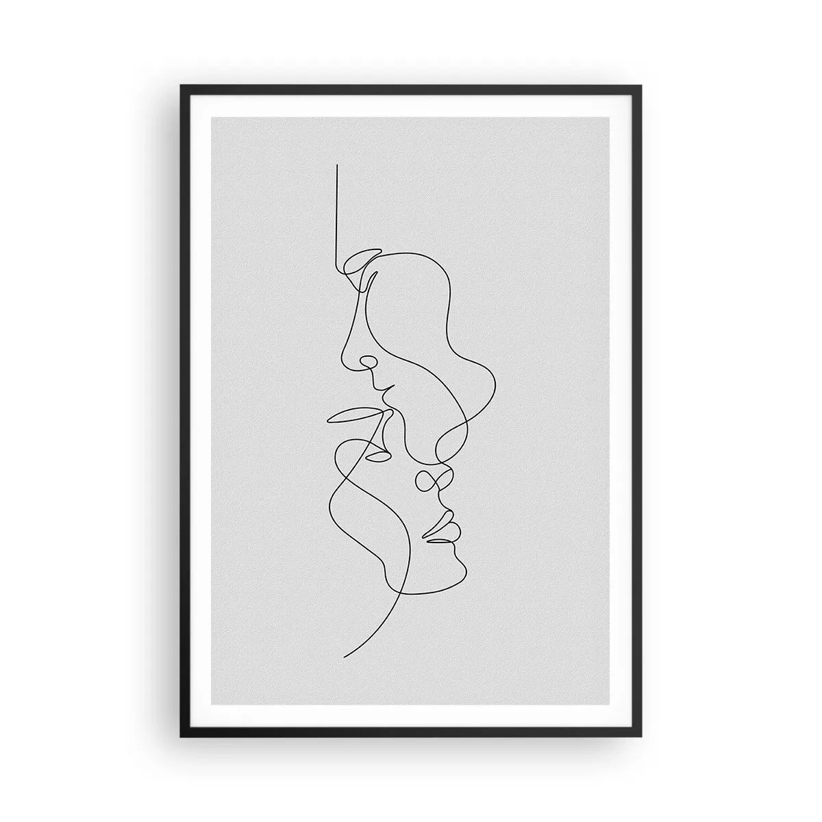 Poster in black frame - Ardour of Desires - 70x100 cm
