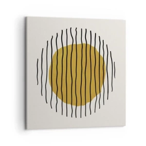 Canvas picture - Abstract Shivering from Heat - 60x60 cm