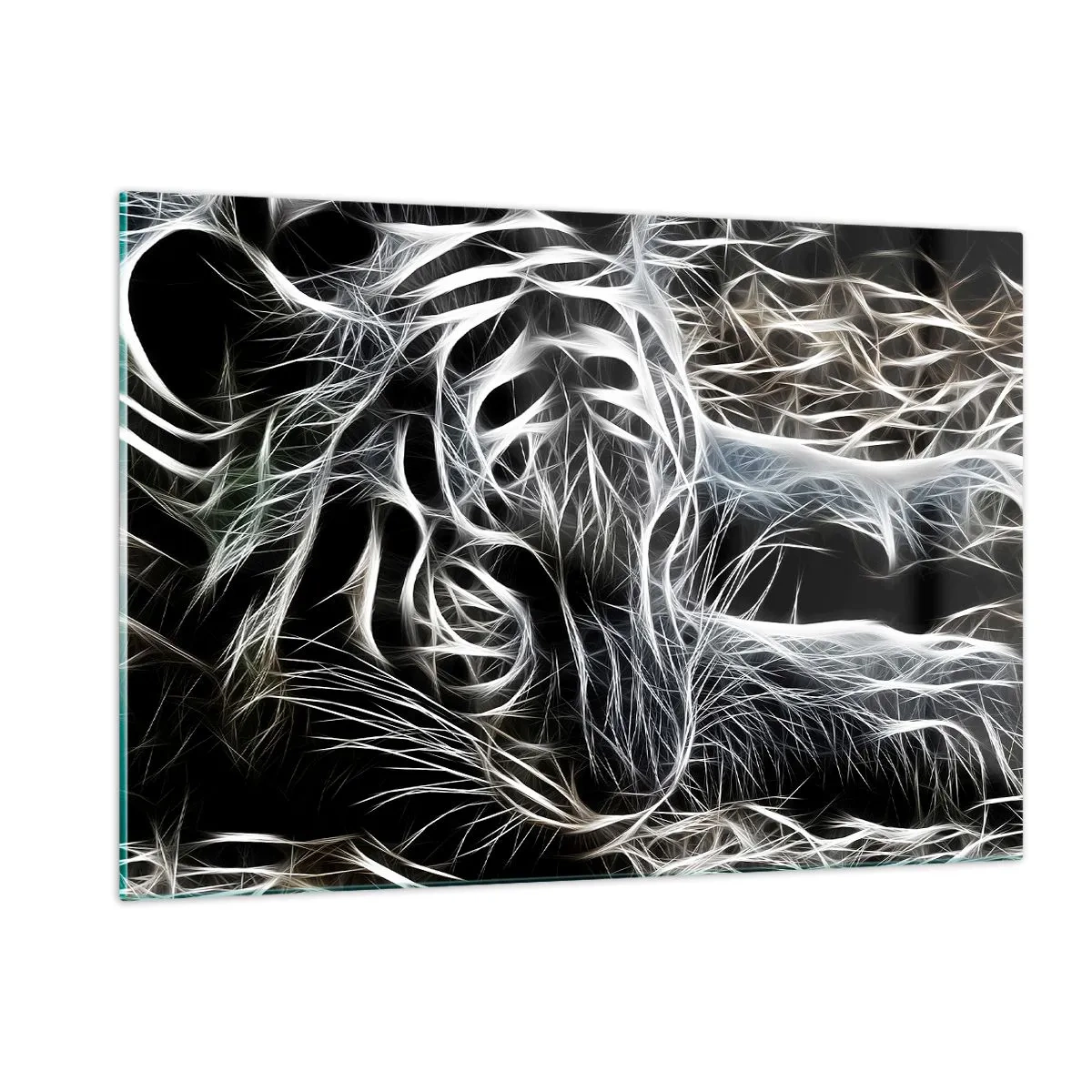 Glass picture - Study in Lightness of Cats - 120x80 cm