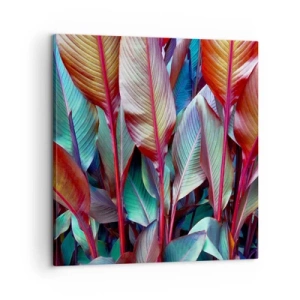 Canvas picture - Colourful Thicket - 60x60 cm