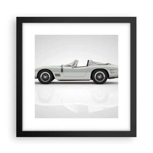 Poster in black frame - Promise of Fun - 30x30 cm