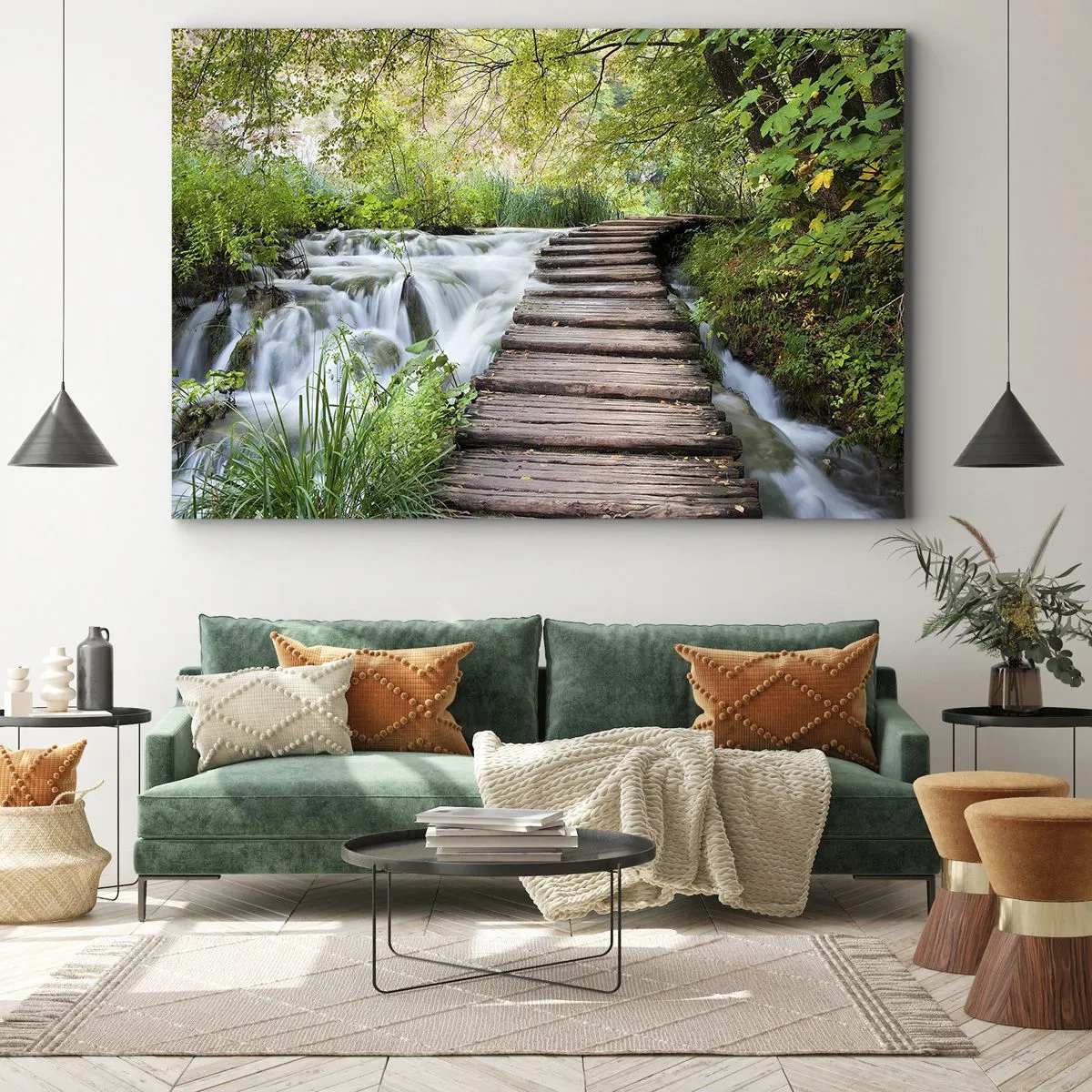 Canvas picture - Not Such Quiet Water - 100x70 cm