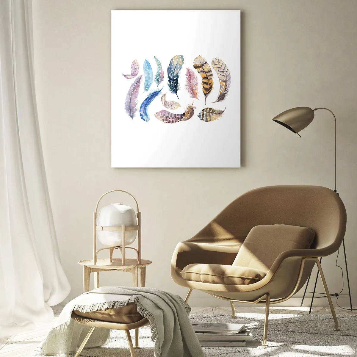 Glass picture - Light As a Feather - 50x70 cm
