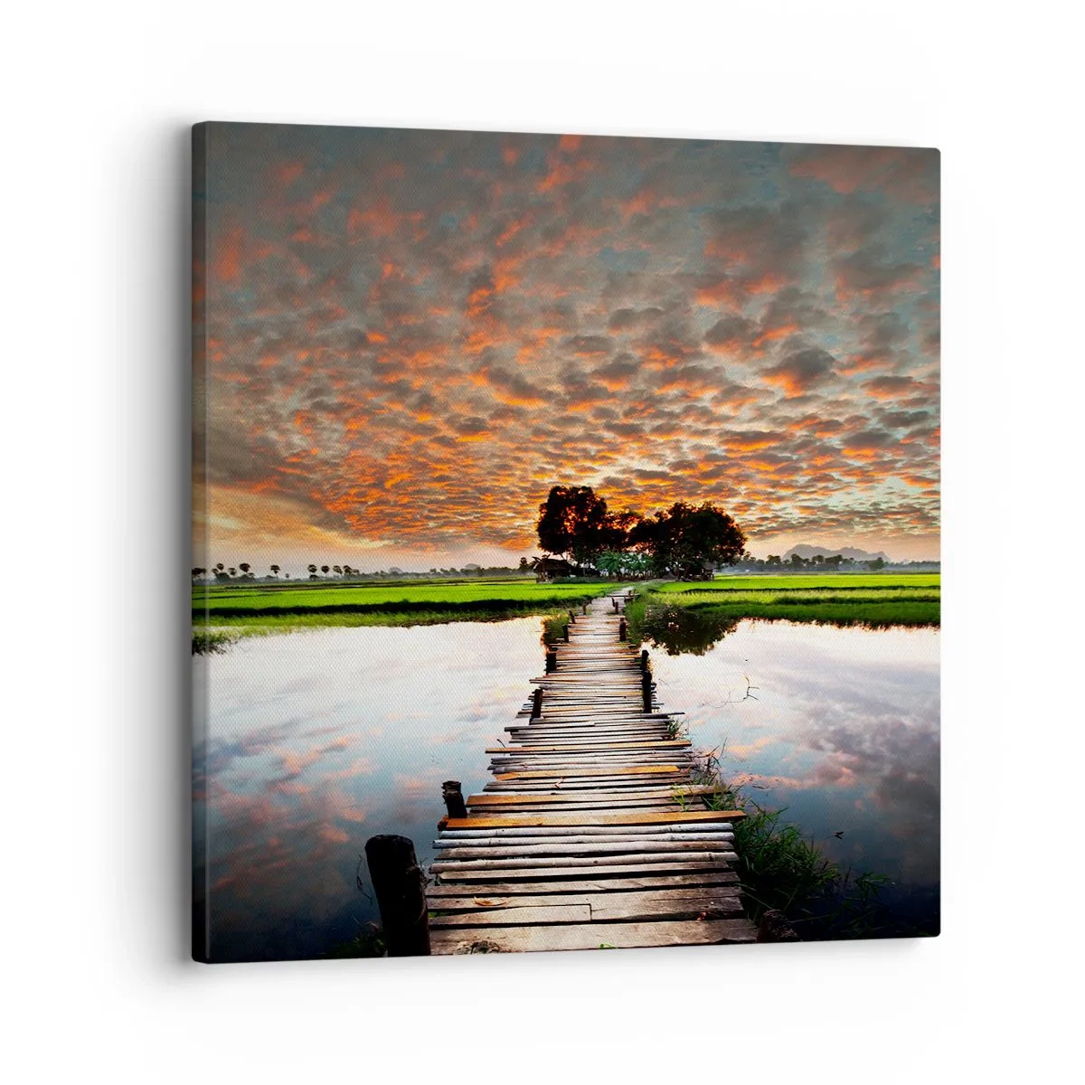 Canvas picture - Spread Your Arms and Breathe - 30x30 cm