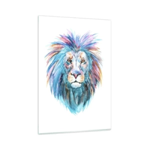 Glass picture - Electrifying Aura - 80x120 cm