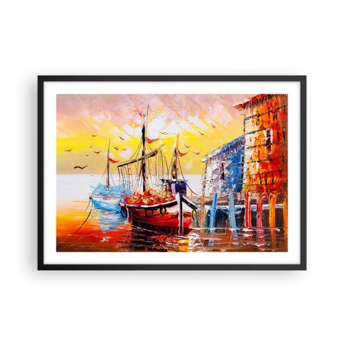 Poster in black frame - Happy Comeback - 70x50 cm