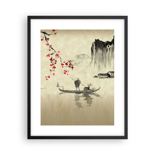 Poster in black frame - In Cherry Blossom Country - 40x50 cm
