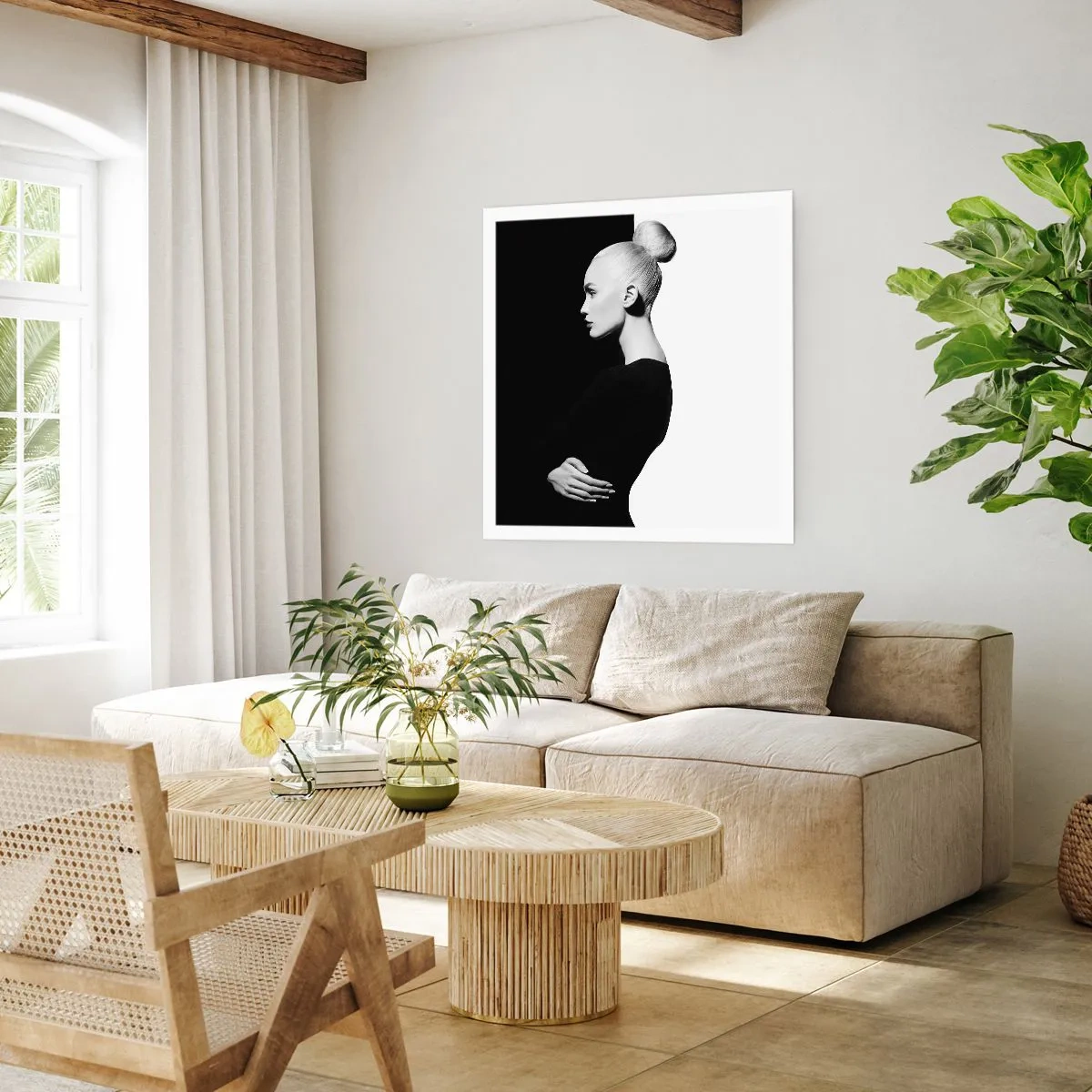 Poster - Simply a Woman - 30x30 cm